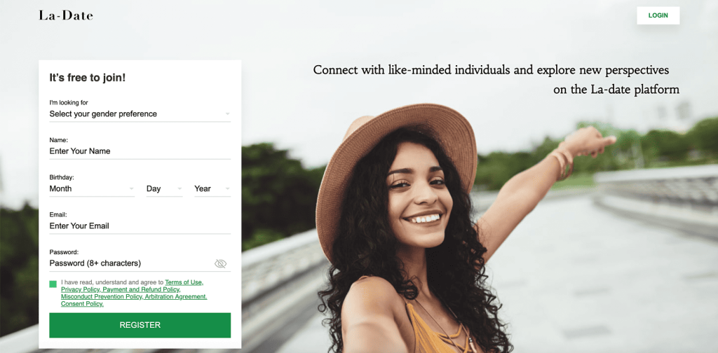 What is La-Date website